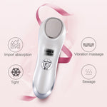 OFY-7901 Crioterapia ad ultrasuoni Hot Cold Hammer Lifting facciale Vibrazione Massaggiatore Viso Corpo Import Export Cura del viso Macchina di bellezza