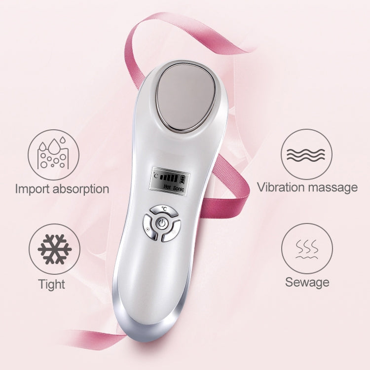 OFY-7901 Crioterapia ad ultrasuoni Hot Cold Hammer Lifting facciale Vibrazione Massaggiatore Viso Corpo Import Export Cura del viso Macchina di bellezza