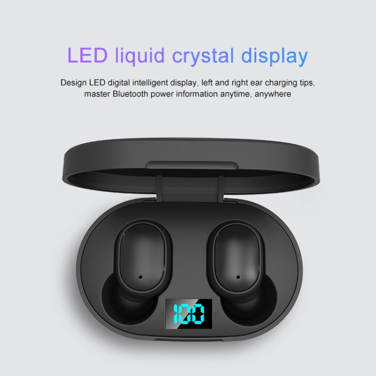 Auricolari Bluetooth E6S TWS con Display LED