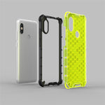 Per Galaxy A10s Custodia antiurto per PC + TPU a nido d'ape