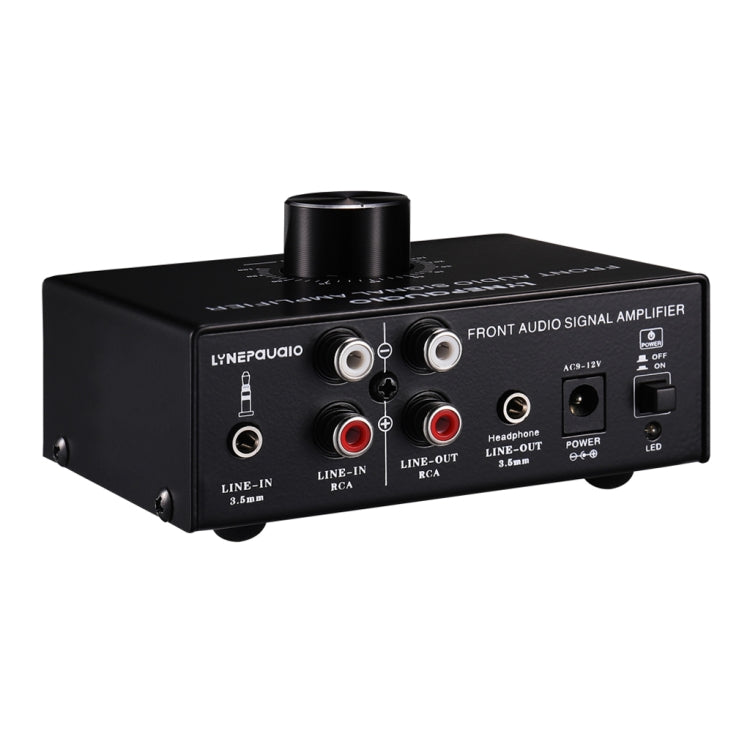 B015 Amplificatore di segnale stereo anteriore Cuffie Amplificatore per altoparlanti Sorgente audio doppia, B015