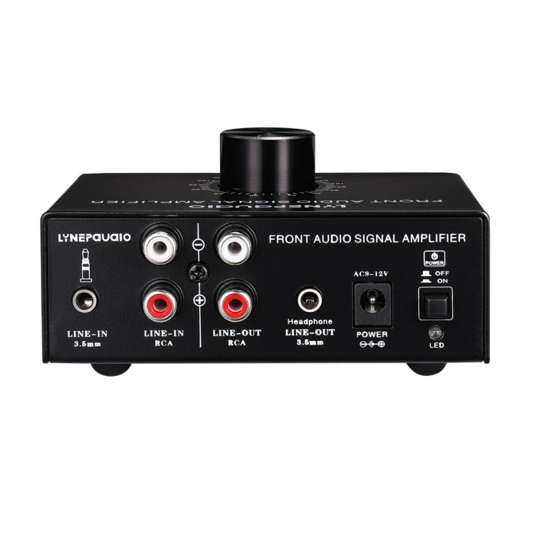 B015 Amplificatore di segnale stereo anteriore Cuffie Amplificatore per altoparlanti Sorgente audio doppia, B015