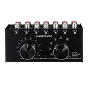 B016 6 Input audio signal source selection selector 1 output, output volume adjustment control RCA port
