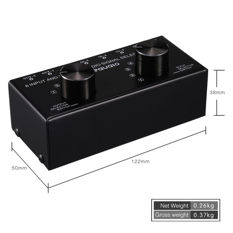 B026 6 inputs 2 outputs or 2 inputs 6 outputs Audio signal source selection switch RCA port