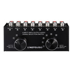 B026 6 inputs 2 outputs or 2 inputs 6 outputs Audio signal source selection switch RCA port