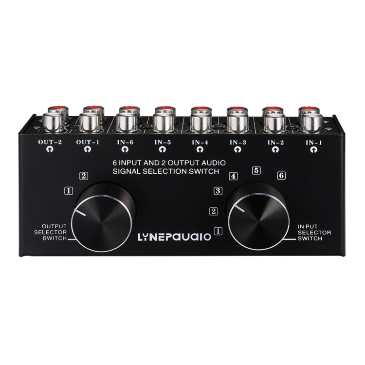 B026 6 inputs 2 outputs or 2 inputs 6 outputs Audio signal source selection switch RCA port