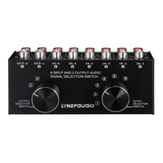 B026 6 ingressi 2 uscite o 2 ingressi 6 uscite Commutatore di selezione della sorgente del segnale audio Porta RCA