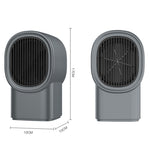 Riscaldatore elettrico portatile 400W silenzioso