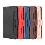 Per Nokia 7.2 / 6.2 Custodia in pelle con motivo a portafoglio in stile pelle di vitello ， con slot per schede separato, For Nokia 7.2 / 6.2