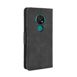 Per Nokia 7.2 / 6.2 Custodia in pelle con motivo a portafoglio in stile pelle di vitello ， con slot per schede separato, For Nokia 7.2 / 6.2