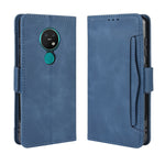 Per Nokia 7.2 / 6.2 Custodia in pelle con motivo a portafoglio in stile pelle di vitello ， con slot per schede separato, For Nokia 7.2 / 6.2