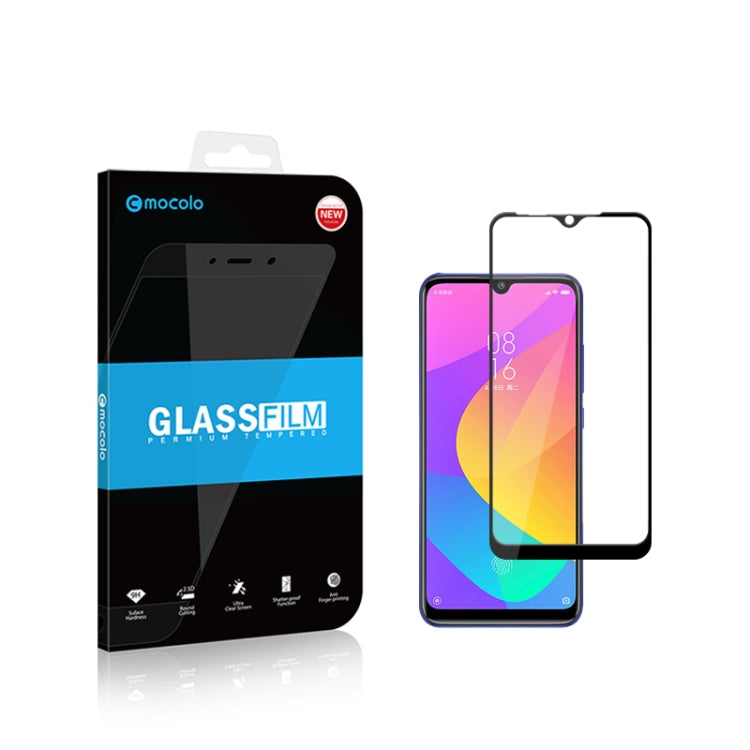 2 pezzi mocolo 0.33mm 9H 2.5D Full Glue Pellicola in vetro temperato, For Xiaomi Redmi 8, For Xiaomi Redmi 8A, For Xiaomi Mi 9 Pro
