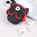 Per Apple AirPods 1/2 generazione Universal Angel Devil Custodia protettiva per cuffie Bluetooth