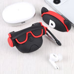 Per Apple AirPods 1/2 generazione Universal Angel Devil Custodia protettiva per cuffie Bluetooth