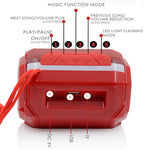 T&G TG162 Altoparlante Bluetooth portatile stereo a LED Mini altoparlante wireless Subwoofer
