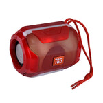 T&G TG162 Altoparlante Bluetooth portatile stereo a LED Mini altoparlante wireless Subwoofer