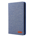 Per iPad Mini 4/3/2/1 Custodia protettiva piatta con motivo in tessuto, For iPad Mini 4 / 3 / 2 / 1