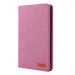 Per iPad Mini 4/3/2/1 Custodia protettiva piatta con motivo in tessuto, For iPad Mini 4 / 3 / 2 / 1