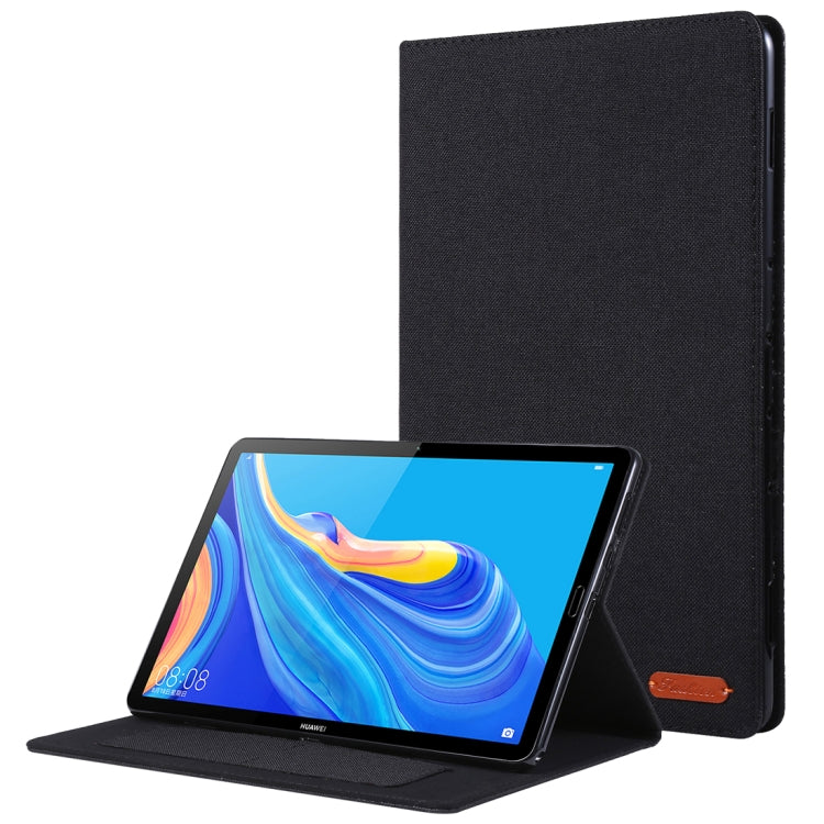 Per Huawei MediaPad M6 10.8 Custodia protettiva per tablet con motivo in tessuto, For Huawei MediaPad M6 10.8