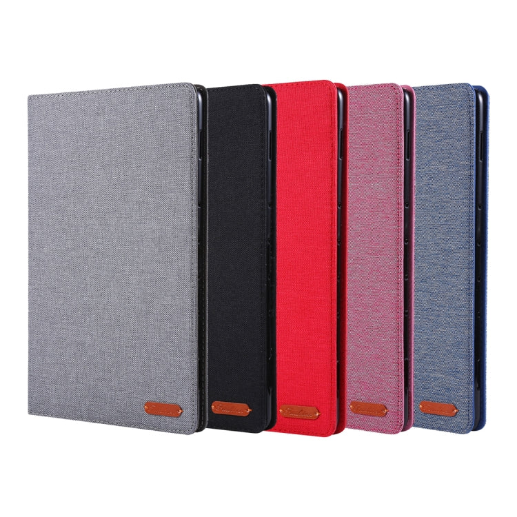 Per Huawei MediaPad M6 10.8 Custodia protettiva per tablet con motivo in tessuto, For Huawei MediaPad M6 10.8