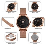 SKMEI 1528 Simple Fashion Lady Watch Scala di compensazione casuale