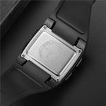 SANDA 222 Orologio sportivo da uomo per alpinismo all'aperto Orologio elettronico digitale Quadrato Orologio impermeabile multifunzionale