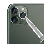 Hat-Prince 2 in 1 Full Glue 0.26mm 9H 2.5D Protezione completa in vetro temperato + 0.2mm 9H 2.15D Bordo arrotondato Obiettivo fotocamera posteriore Pellicola in vetro temperato, For iPhone 11 Pro Max, For iPhone 11 Pro, For iPhone 11
