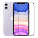 Hat-Prince 2 in 1 Full Glue 0.26mm 9H 2.5D Protezione completa in vetro temperato + 0.2mm 9H 2.15D Bordo arrotondato Obiettivo fotocamera posteriore Pellicola in vetro temperato, For iPhone 11 Pro Max, For iPhone 11 Pro, For iPhone 11