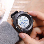SANDA 361 Orologio elettronico per bambini sportivi con luce notturna alla moda Orologio impermeabile da uomo multifunzionale con luce notturna