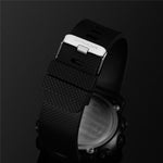 SANDA 361 Orologio elettronico per bambini sportivi con luce notturna alla moda Orologio impermeabile da uomo multifunzionale con luce notturna