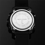 SANDA 361 Orologio elettronico per bambini sportivi con luce notturna alla moda Orologio impermeabile da uomo multifunzionale con luce notturna