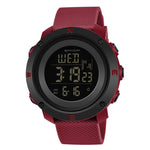 SANDA 361 Orologio elettronico per bambini sportivi con luce notturna alla moda Orologio impermeabile da uomo multifunzionale con luce notturna