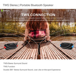 Nuovo altoparlante Bluetooth con soundbar surround stereo portatile Rixing NR907 con microfono, supporto TF Card FM