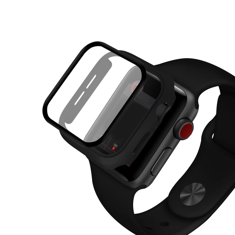 ENKAY Hat-principe Custodia per PC a copertura totale + protezione in vetro temperato per Apple Watch Series 5/4 44mm