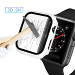 ENKAY Hat-principe Custodia per PC a copertura totale + protezione in vetro temperato per Apple Watch Series 5/4 44mm