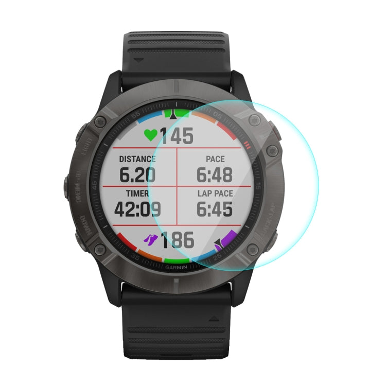 ENKAY Hat-Prince 0.2mm 9H 2.15D Pellicola in vetro temperato con bordo curvo, For Fenix 6S/6S Pro/6S Sapphire, For Fenix 6/6 Pro/6 Sapphire, For Garmin Fenix 6X / 6X Pro Solar