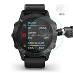 2 PZ ENKAY Hat-Prince 0.2mm 9H 2.15D Pellicola in vetro temperato con bordo curvo, For Fenix 6S/6S Pro/6S Sapphire, For Fenix 6/6 Pro/6 Sapphire, For Garmin Fenix 6X / 6X Pro Solar