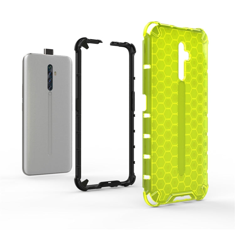 Per Oppo Reno2 Z custodia antiurto a nido d'ape per PC + TPU, For Oppo Reno 2 Z, For Oppo Reno2 Z S, For Oppo Reno2 Z