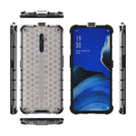 Per Oppo Reno2 Z custodia antiurto a nido d'ape per PC + TPU, For Oppo Reno 2 Z, For Oppo Reno2 Z S, For Oppo Reno2 Z