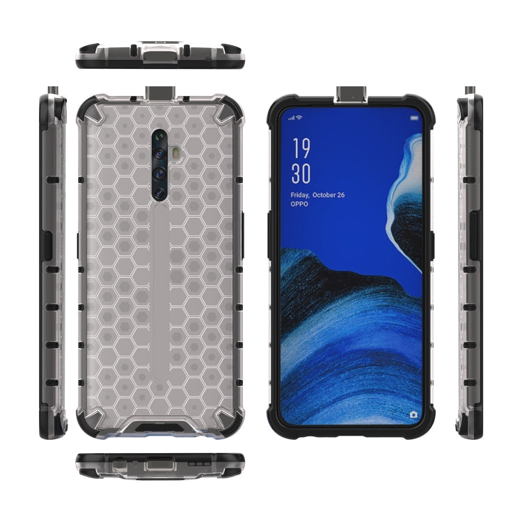 Per Oppo Reno2 Z custodia antiurto a nido d'ape per PC + TPU, For Oppo Reno 2 Z, For Oppo Reno2 Z S, For Oppo Reno2 Z