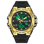 SANDA739 Watch Plate Chao Orologio da uomo Maschio Student Fashion Trend Misuratore elettronico impermeabile digitale multifunzionale
