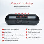 T&G TG148 Altoparlante wireless Bluetooth per pillola con audio stereo portatile Super Bass LED Lanterna