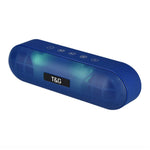 T&G TG148 Altoparlante wireless Bluetooth per pillola con audio stereo portatile Super Bass LED Lanterna