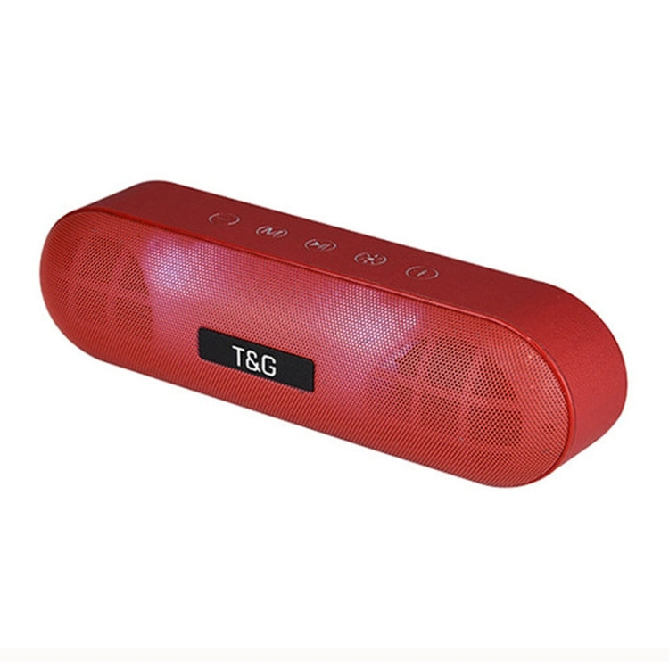 T&G TG148 Altoparlante wireless Bluetooth per pillola con audio stereo portatile Super Bass LED Lanterna