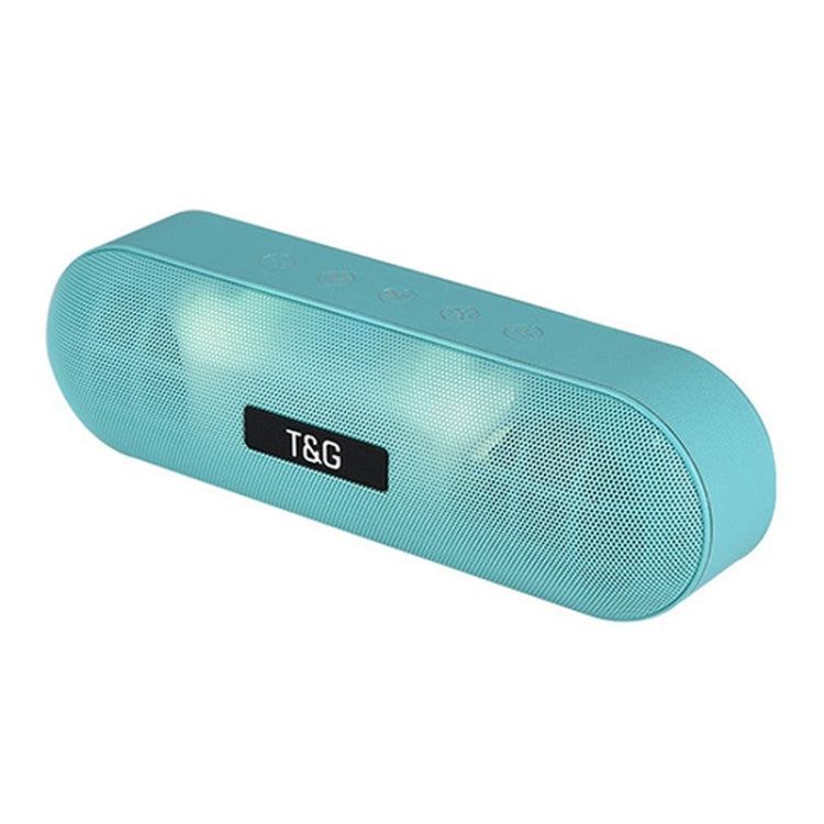 T&G TG148 Altoparlante wireless Bluetooth per pillola con audio stereo portatile Super Bass LED Lanterna