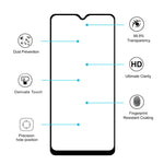 2 PZ ENKAY Hat-prince Full Glue 0.26mm 9H 2.5D Pellicola a copertura totale in vetro temperato, For Galaxy A20s, For Moto G8 Plus