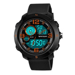 SANDA 762 Orologio da uomo Orologio da uomo per studenti Orologio da uomo di tendenza per la moda Gioventù impermeabile Luce notturna Sport da uomo
