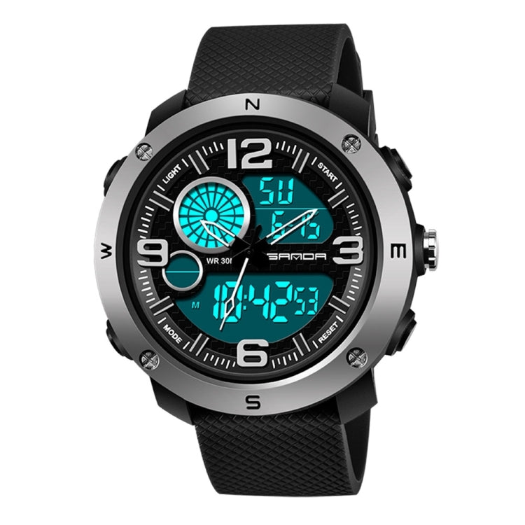 SANDA 762 Orologio da uomo Orologio da uomo per studenti Orologio da uomo di tendenza per la moda Gioventù impermeabile Luce notturna Sport da uomo