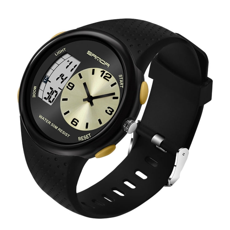 SANDA 763 Orologio da studente impermeabile da uomo Moda esplosiva Orologio da polso elettronico multifunzionale per la personalità degli sport all'aria aperta