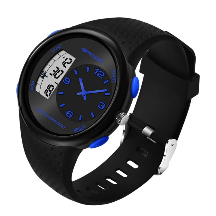 SANDA 763 Orologio da studente impermeabile da uomo Moda esplosiva Orologio da polso elettronico multifunzionale per la personalità degli sport all'aria aperta